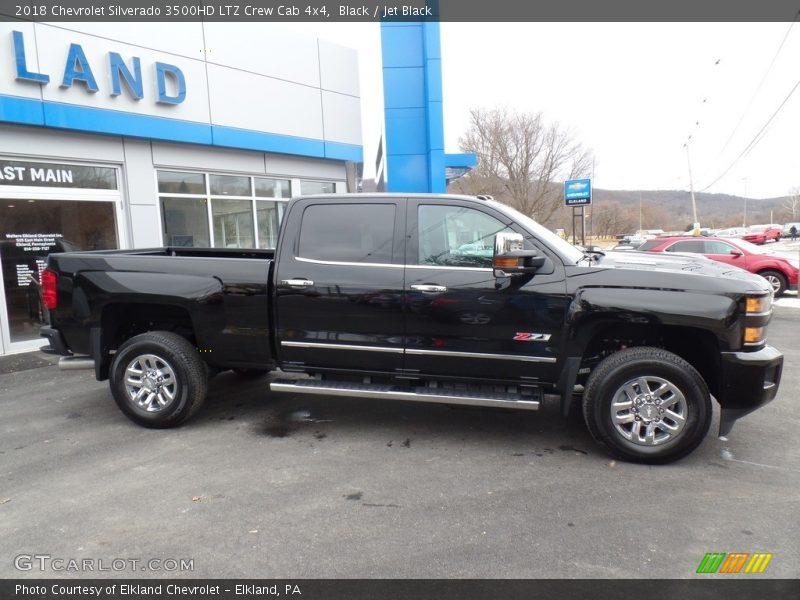 Black / Jet Black 2018 Chevrolet Silverado 3500HD LTZ Crew Cab 4x4
