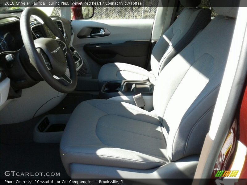 Velvet Red Pearl / Cognac/Alloy/Toffee 2018 Chrysler Pacifica Touring Plus