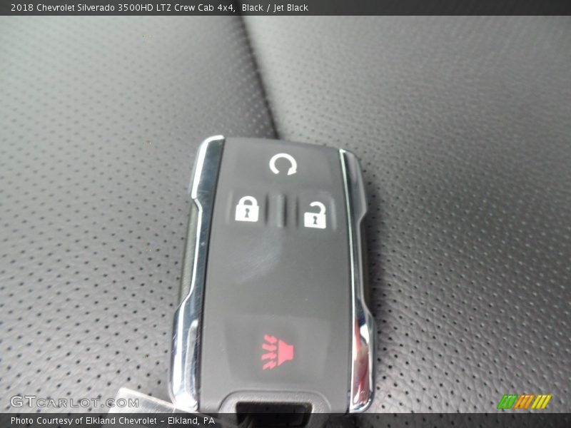 Black / Jet Black 2018 Chevrolet Silverado 3500HD LTZ Crew Cab 4x4