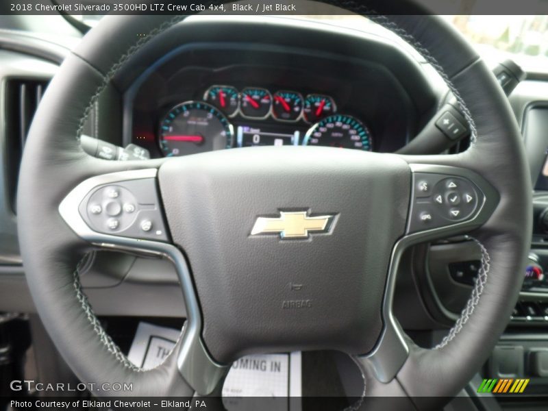 Black / Jet Black 2018 Chevrolet Silverado 3500HD LTZ Crew Cab 4x4