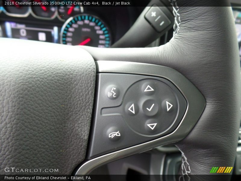 Black / Jet Black 2018 Chevrolet Silverado 3500HD LTZ Crew Cab 4x4