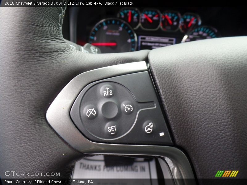 Black / Jet Black 2018 Chevrolet Silverado 3500HD LTZ Crew Cab 4x4
