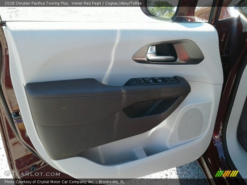 Velvet Red Pearl / Cognac/Alloy/Toffee 2018 Chrysler Pacifica Touring Plus