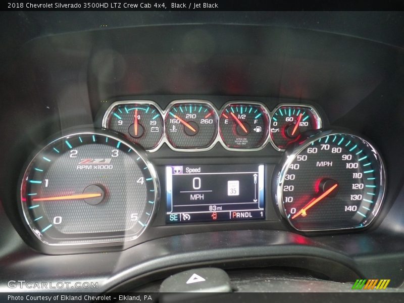 Black / Jet Black 2018 Chevrolet Silverado 3500HD LTZ Crew Cab 4x4