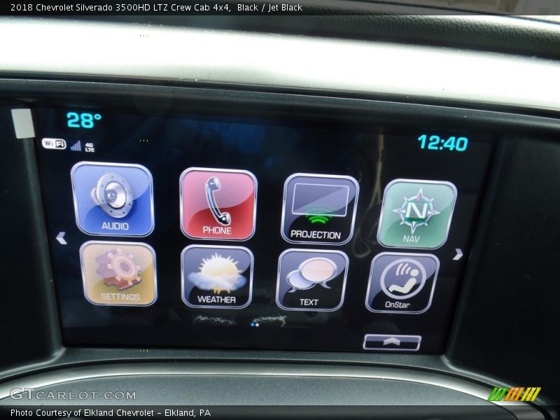 Black / Jet Black 2018 Chevrolet Silverado 3500HD LTZ Crew Cab 4x4