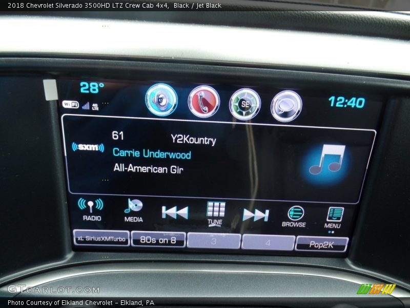 Black / Jet Black 2018 Chevrolet Silverado 3500HD LTZ Crew Cab 4x4