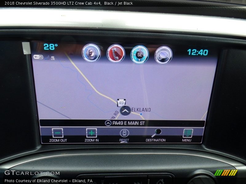 Black / Jet Black 2018 Chevrolet Silverado 3500HD LTZ Crew Cab 4x4