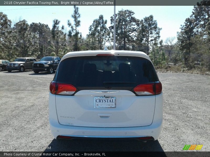 Bright White / Cognac/Alloy/Toffee 2018 Chrysler Pacifica Touring Plus