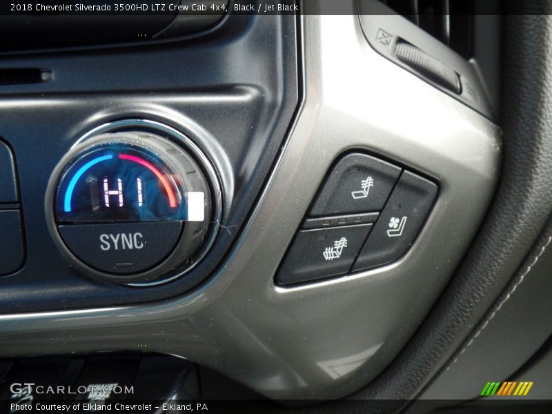 Black / Jet Black 2018 Chevrolet Silverado 3500HD LTZ Crew Cab 4x4