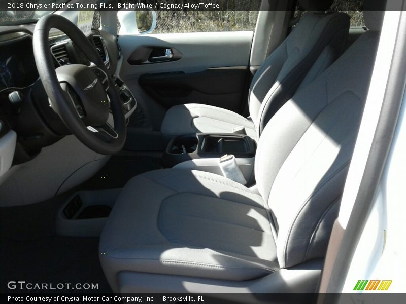 Bright White / Cognac/Alloy/Toffee 2018 Chrysler Pacifica Touring Plus