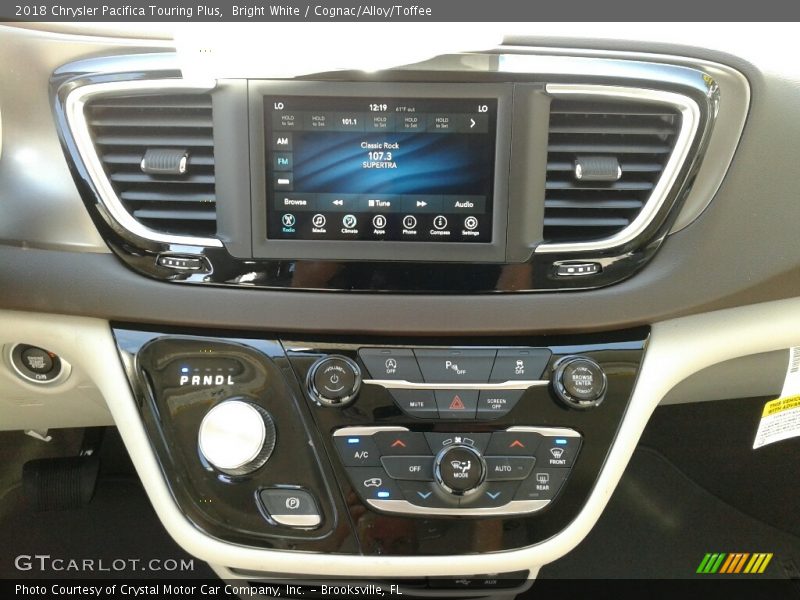 Bright White / Cognac/Alloy/Toffee 2018 Chrysler Pacifica Touring Plus