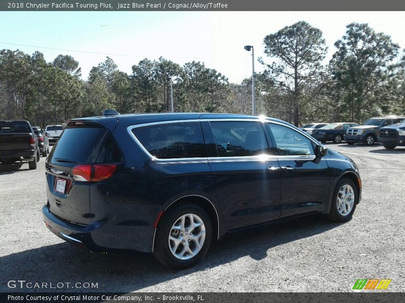 Jazz Blue Pearl / Cognac/Alloy/Toffee 2018 Chrysler Pacifica Touring Plus