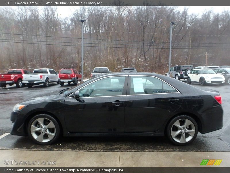 Attitude Black Metallic / Black/Ash 2012 Toyota Camry SE