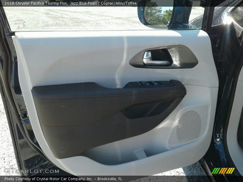 Jazz Blue Pearl / Cognac/Alloy/Toffee 2018 Chrysler Pacifica Touring Plus