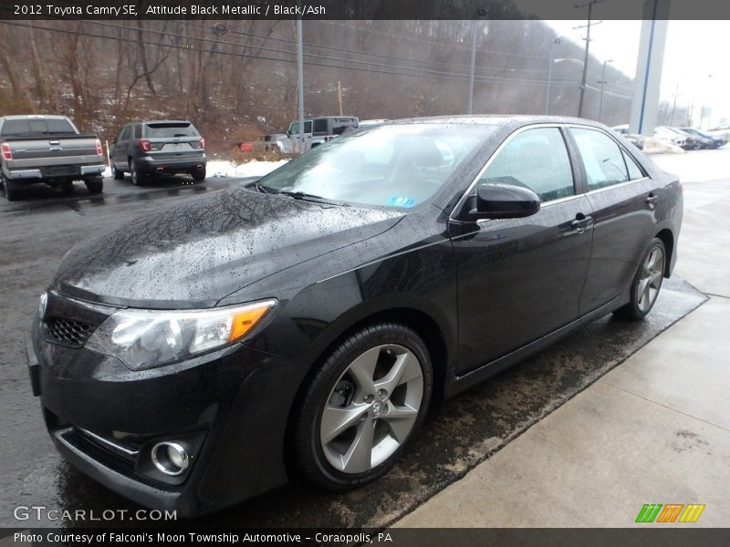 Attitude Black Metallic / Black/Ash 2012 Toyota Camry SE