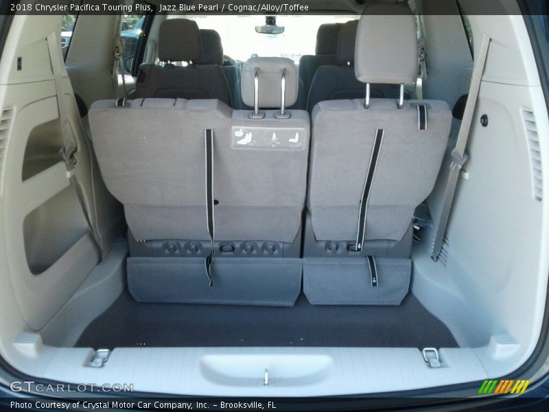 Jazz Blue Pearl / Cognac/Alloy/Toffee 2018 Chrysler Pacifica Touring Plus