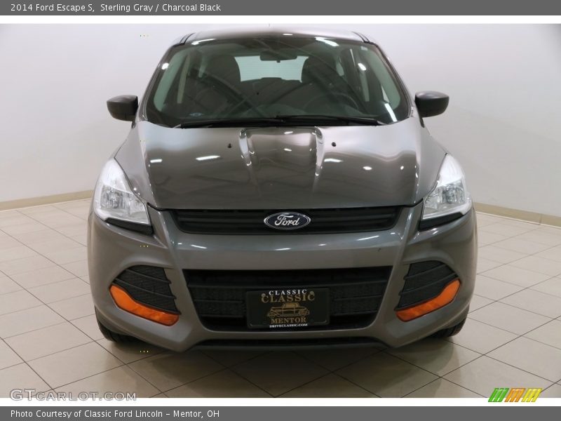 Sterling Gray / Charcoal Black 2014 Ford Escape S