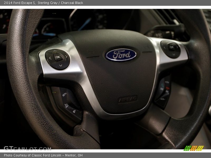 Sterling Gray / Charcoal Black 2014 Ford Escape S