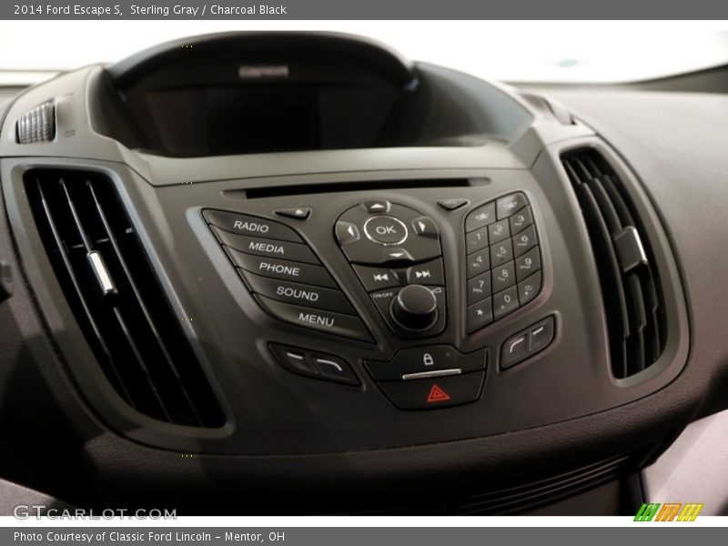 Sterling Gray / Charcoal Black 2014 Ford Escape S