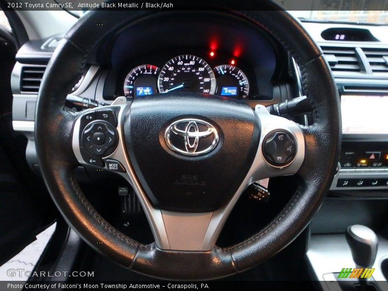 Attitude Black Metallic / Black/Ash 2012 Toyota Camry SE