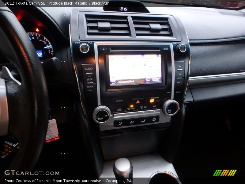 Attitude Black Metallic / Black/Ash 2012 Toyota Camry SE