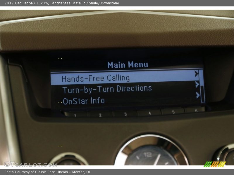 Mocha Steel Metallic / Shale/Brownstone 2012 Cadillac SRX Luxury