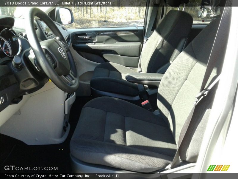 Billet / Black/Light Graystone 2018 Dodge Grand Caravan SE