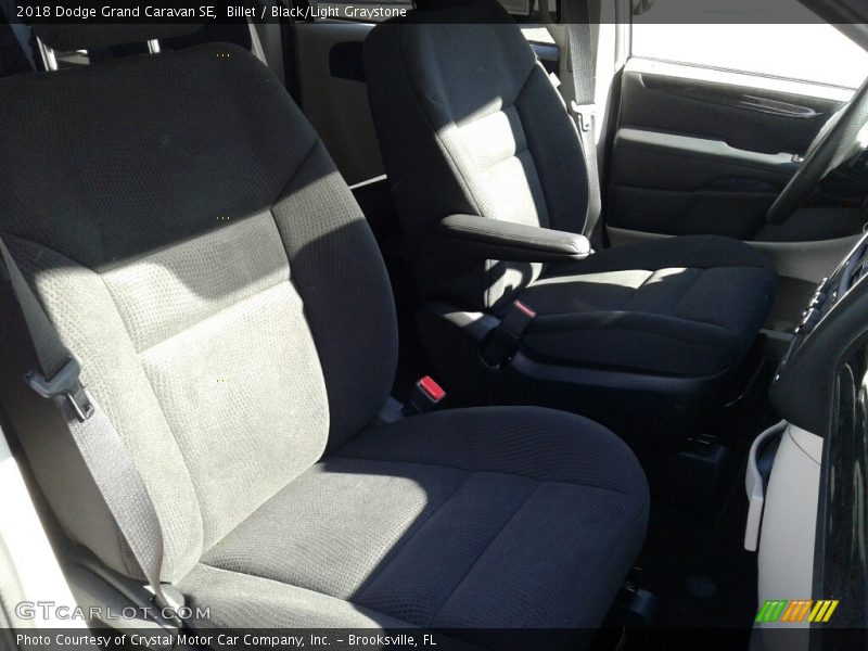 Billet / Black/Light Graystone 2018 Dodge Grand Caravan SE