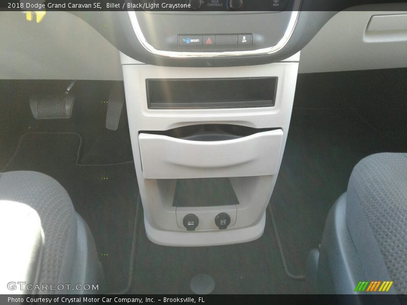 Billet / Black/Light Graystone 2018 Dodge Grand Caravan SE