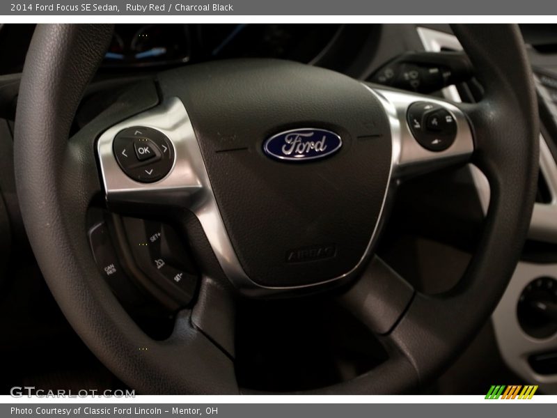 Ruby Red / Charcoal Black 2014 Ford Focus SE Sedan