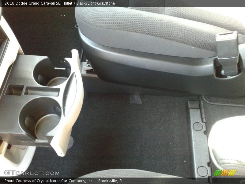 Billet / Black/Light Graystone 2018 Dodge Grand Caravan SE