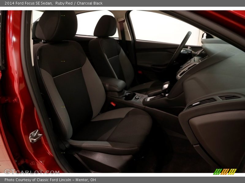 Ruby Red / Charcoal Black 2014 Ford Focus SE Sedan