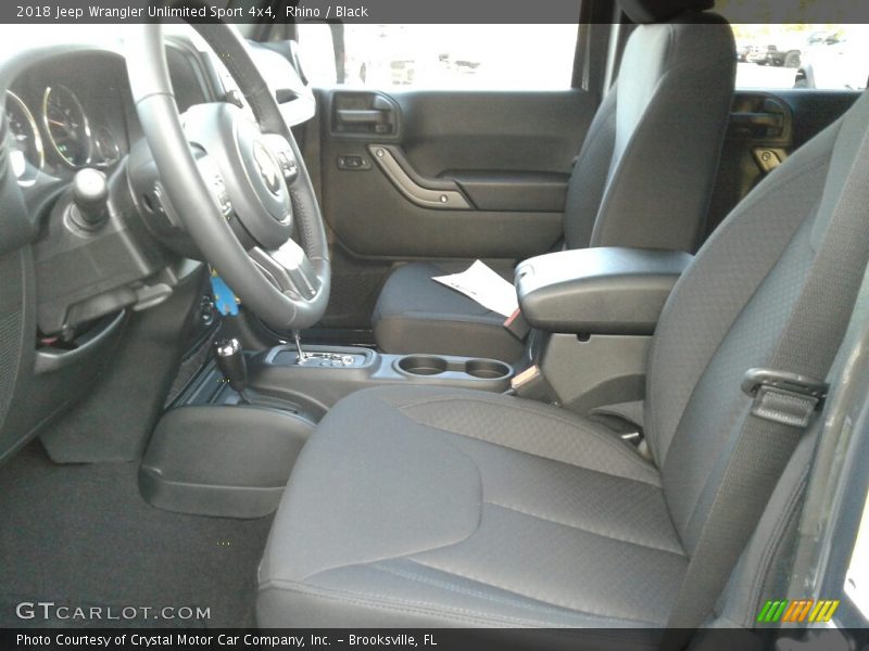 Rhino / Black 2018 Jeep Wrangler Unlimited Sport 4x4