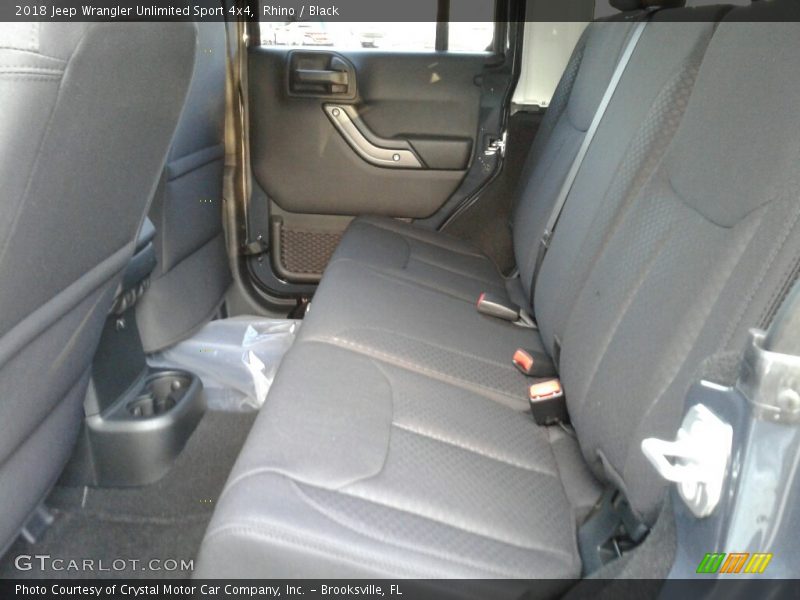 Rhino / Black 2018 Jeep Wrangler Unlimited Sport 4x4