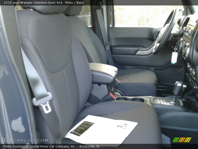 Rhino / Black 2018 Jeep Wrangler Unlimited Sport 4x4