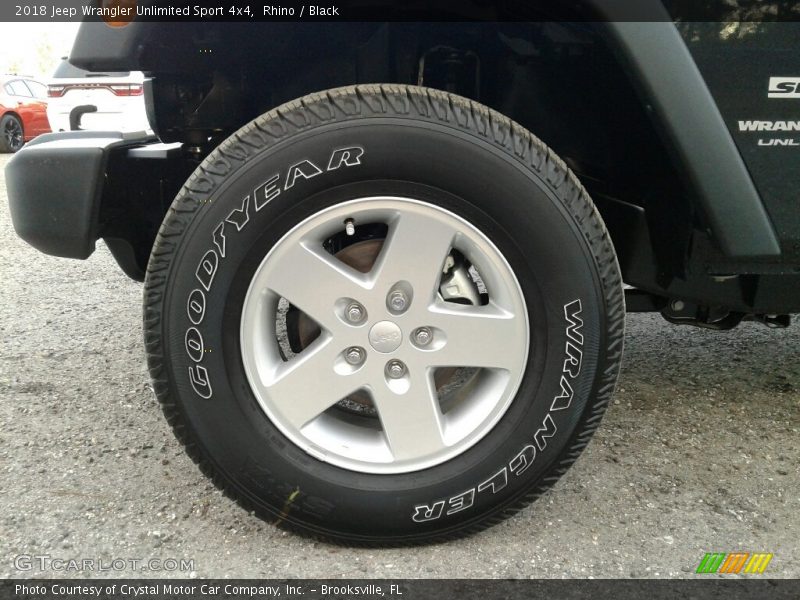 Rhino / Black 2018 Jeep Wrangler Unlimited Sport 4x4