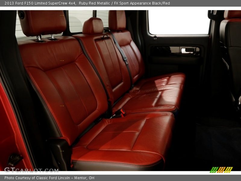 Ruby Red Metallic / FX Sport Appearance Black/Red 2013 Ford F150 Limited SuperCrew 4x4