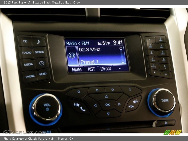 Tuxedo Black Metallic / Earth Gray 2013 Ford Fusion S