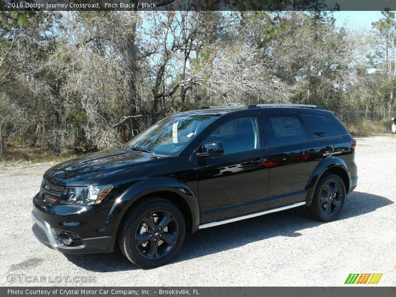Pitch Black / Black 2018 Dodge Journey Crossroad