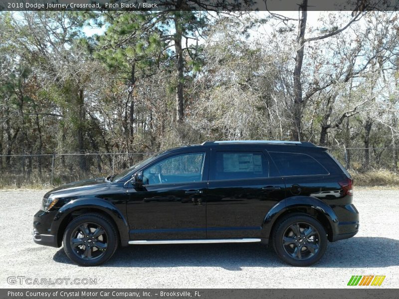Pitch Black / Black 2018 Dodge Journey Crossroad