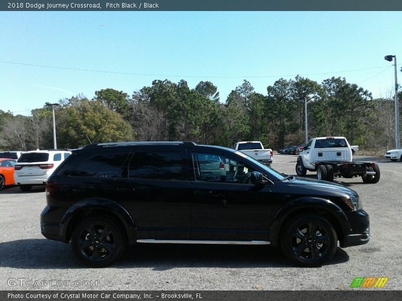 Pitch Black / Black 2018 Dodge Journey Crossroad