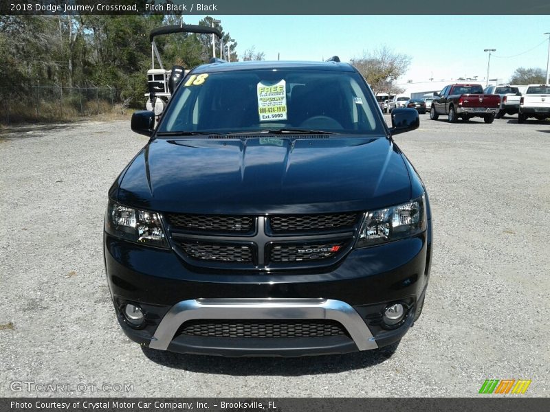 Pitch Black / Black 2018 Dodge Journey Crossroad