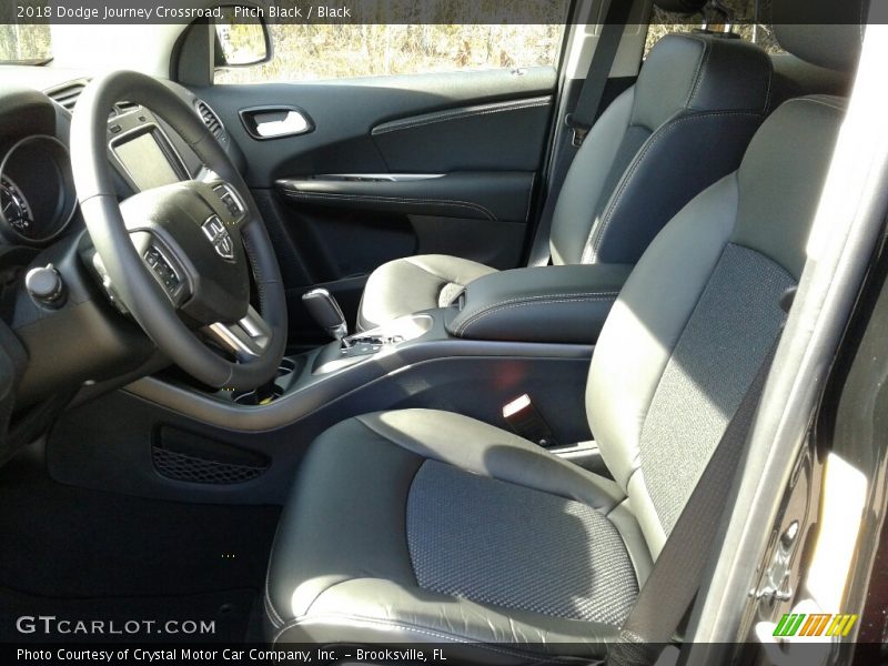Pitch Black / Black 2018 Dodge Journey Crossroad