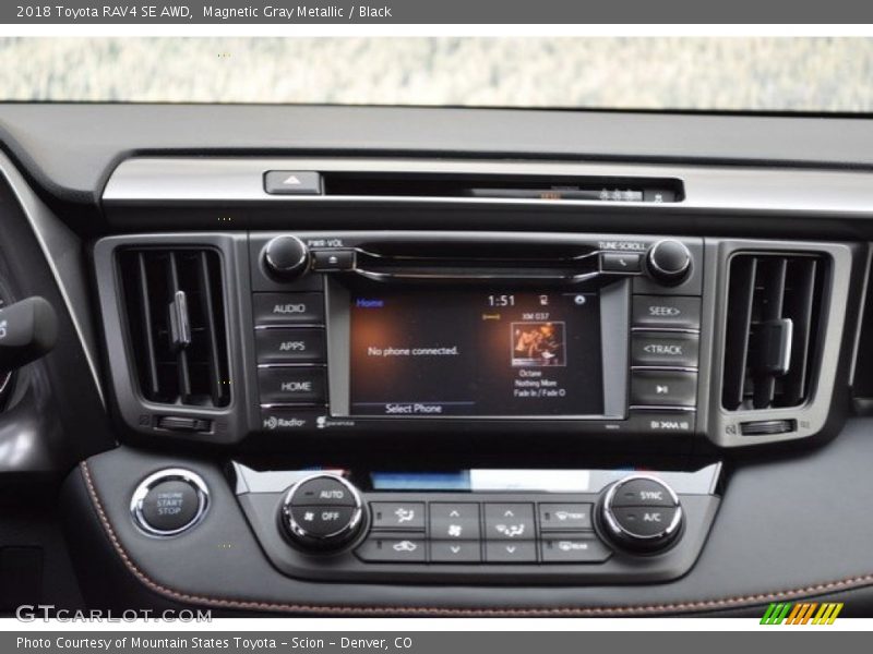 Magnetic Gray Metallic / Black 2018 Toyota RAV4 SE AWD