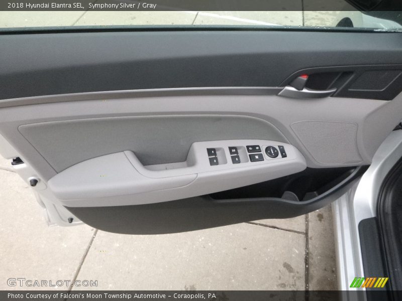 Symphony Silver / Gray 2018 Hyundai Elantra SEL