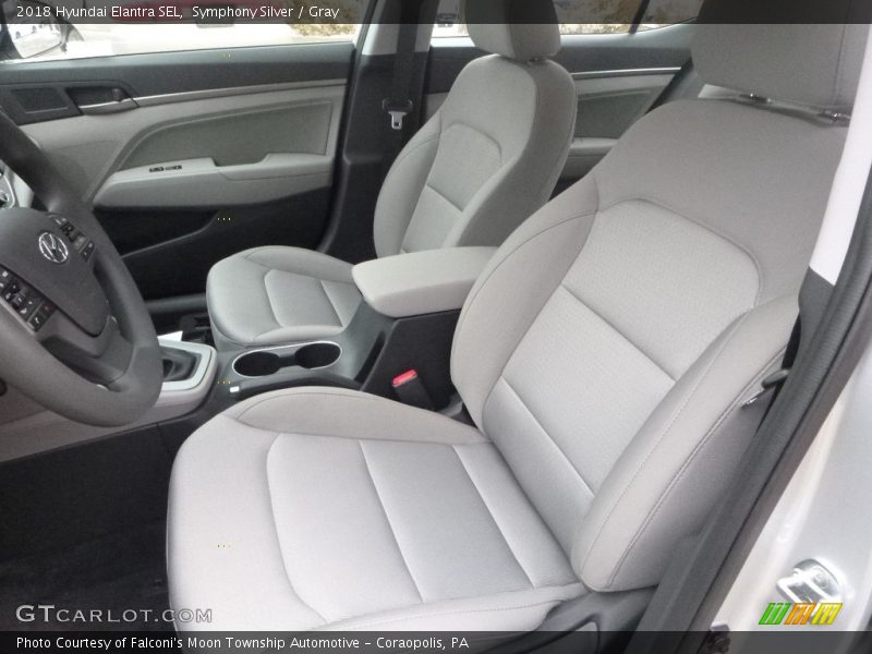 Symphony Silver / Gray 2018 Hyundai Elantra SEL