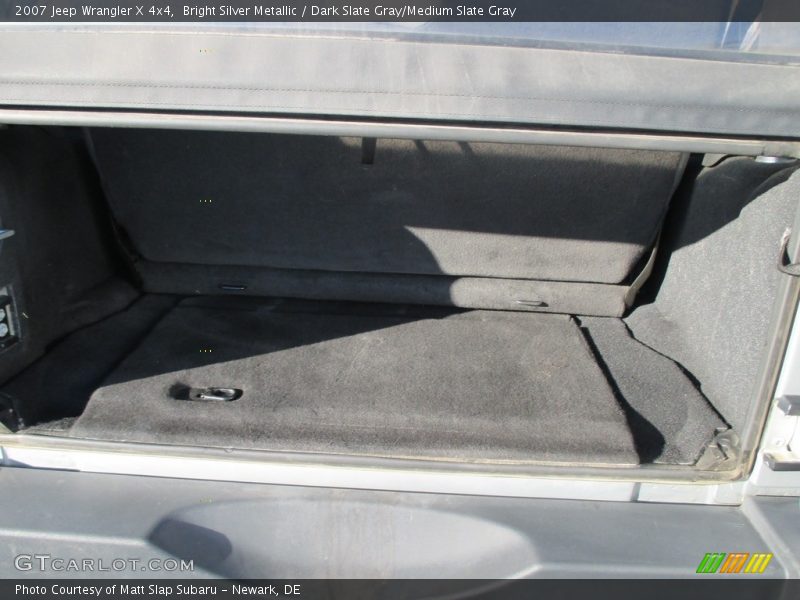 Bright Silver Metallic / Dark Slate Gray/Medium Slate Gray 2007 Jeep Wrangler X 4x4