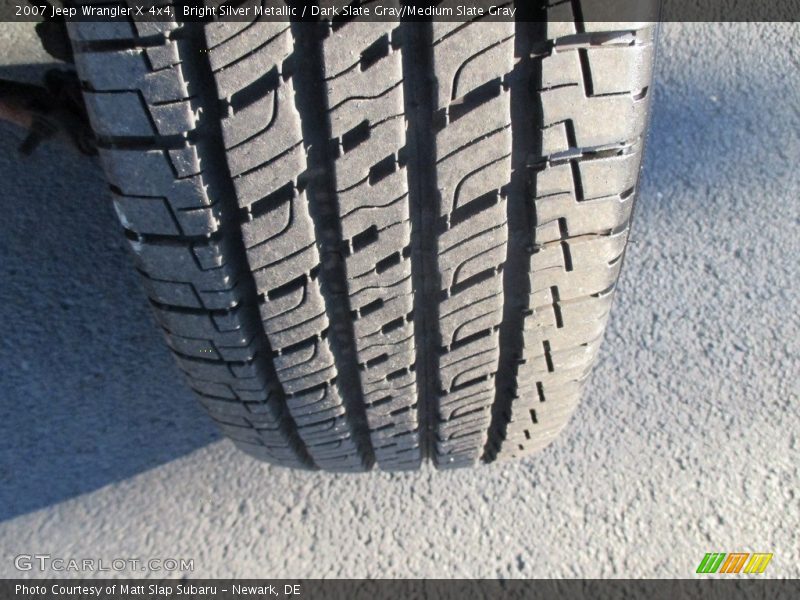 Bright Silver Metallic / Dark Slate Gray/Medium Slate Gray 2007 Jeep Wrangler X 4x4