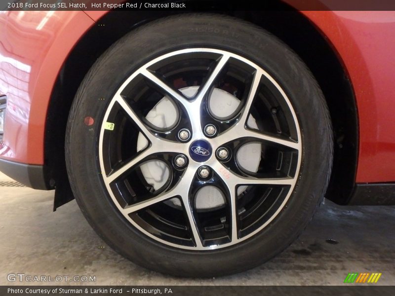 Hot Pepper Red / Charcoal Black 2018 Ford Focus SEL Hatch