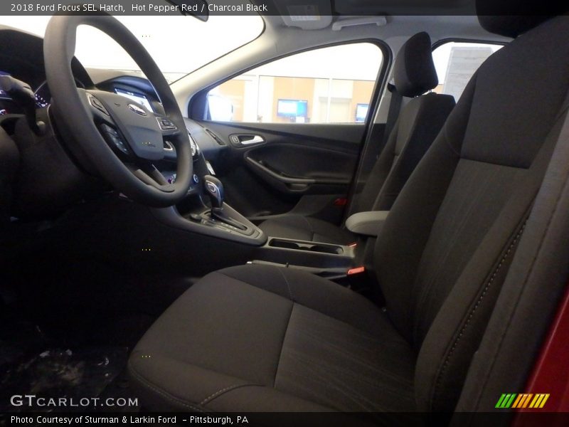 Hot Pepper Red / Charcoal Black 2018 Ford Focus SEL Hatch